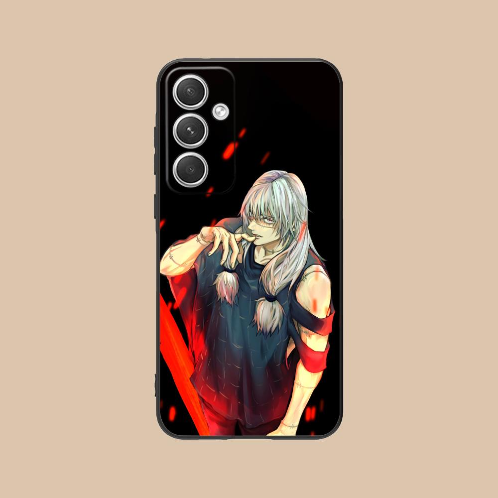 JJK Mahito Phone Case for Samsung Galaxy S26 S25 S24 S23 S22 S21 S20 Note20 Plus FE Ultra Soft TPU Shockproof Cover