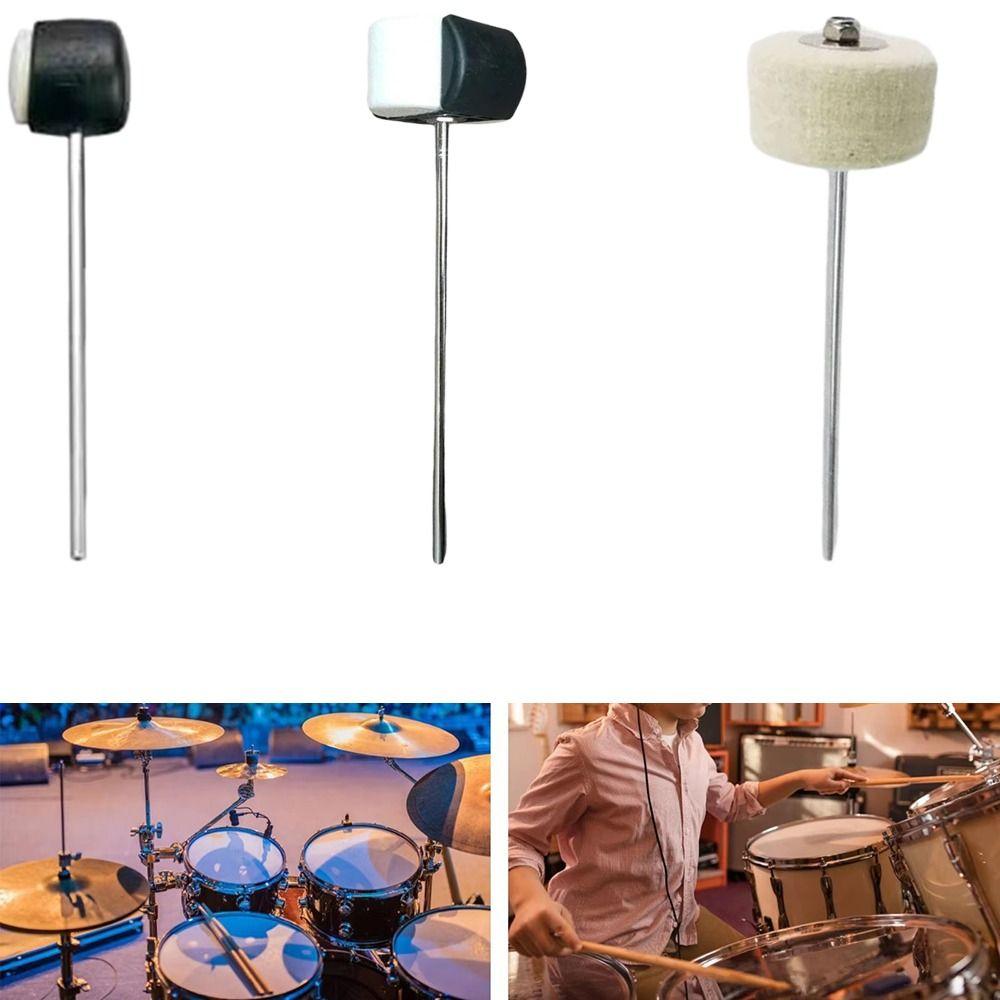 Mallet Drum Upgrade Replacement Bass Drum Pedal Beater Drumstick Percussion Marching Band Accessory