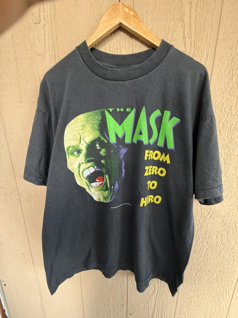 Vintage The Mask T Shirt Movie 1994 Jim Carrey Promo Size XL Tultex REPRINT Unisex T-Shirt
