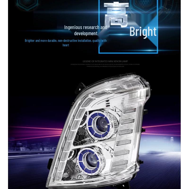 Liuzhou Chenglong H7H5 New M3 Super Bright Dual Lens LED Headlight Assembly for Car
