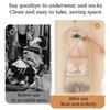 Large Capacity Storage Net Dormitory Wardrobe Socks Underwear Hanging Bag Multilayer Breathable Mesh Pocket Door Storage Bags