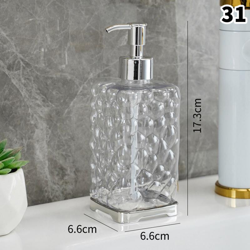Soap Dispenser For Liquid Bathroom Empty Refill Subbottle Detergent Kitchen Press Type Hand Sanitizers Shower Gel Shampoo Bottle