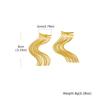 Vnox Stainless Steel Pin Paper Clip Ear Chain Earrings,Long Tassel Drop Dangle Ear Charms Earrings Fashion Jewelry Gift