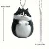 Cartoon Cat Decor Cute Cat Pendant Whimsical Cat Pendant Rearview Mirror Ornament Auto Decoration Gift for Family for Car