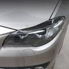 Car Headlight Eyebrow Eyelid Trim Eyebrows Eyelids Lids ABS Eyebrows Carbon Fiber For BMW 5 Series F10 F18 520li 525