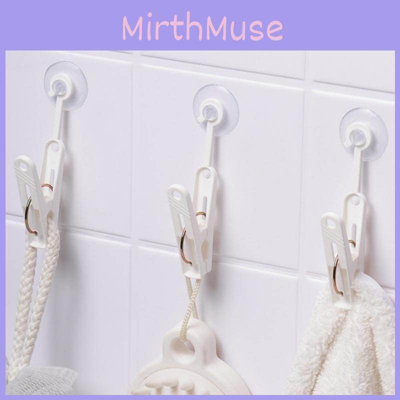 Modern Pp Suction Cup Multipurpose Clips For Kitchen And Bathroom Storage