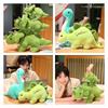 Jurassic Dinosaur Park Plush Toy Green Stegosaurus Triangular Dragon Tyrannosaurus Rex Cartoon Stuffed Animal