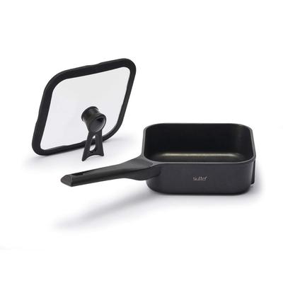Square Frying Pan Sutto (Sutto) 18 X 6 Cm Black Deep Type Doshisha