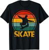 Skateboarder Distressed Retro Vintage Novelty Skateboarding T-Shirt