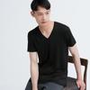 Uniqlo Japan HeaTTech V-hals T-skjorte med korte ermer 