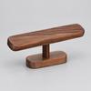 Black Walnut Jewelry Stand Solid Wood Necklace Hanger Elegant Organizer for