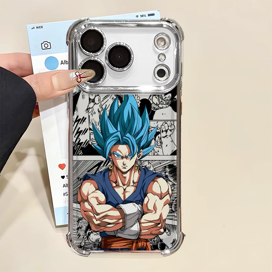 Case for iPhone 13 12 11 Pro Max 16e 16 15 14 Plus 17 Air Soft Cover Dragons Balls