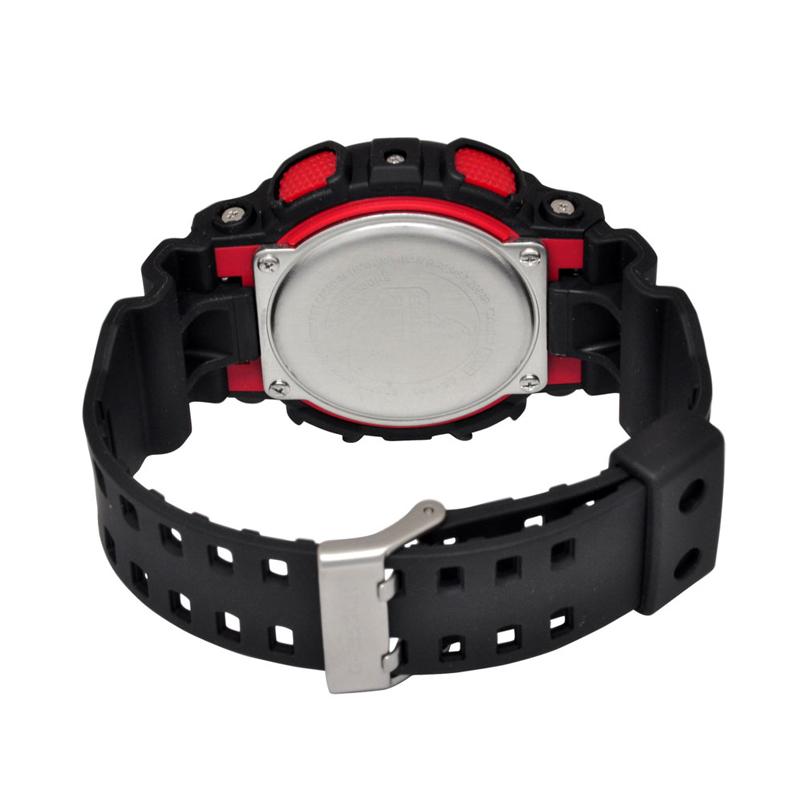 CASIO Men Liquid Crystal/Analog Dual Display Series Black Watch GA-100-1A4DR GA-100-1A4DR