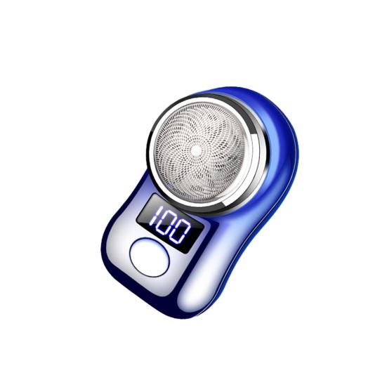 Mini Men Electric Shaver, LED Display Waterproof Wet And Dry Pocket Size Razor, USB Rechargeable Cordless Beard Trimmer