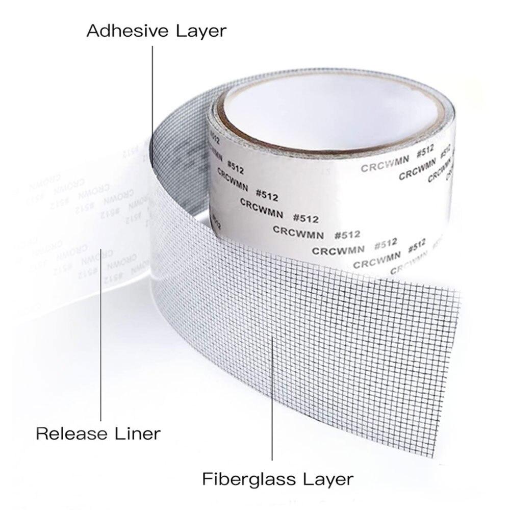 1PC Durable Self Adhesive Screen Repair Tape, Window Mesh, Screen Repair Mesh, Tear Proof, Mosquito Net,repairingbroken Holes