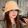 Female French Style Elegant Retro Versatile Basin Hat Big Head Circumference Showing Face Small Bucket Hat Trendy