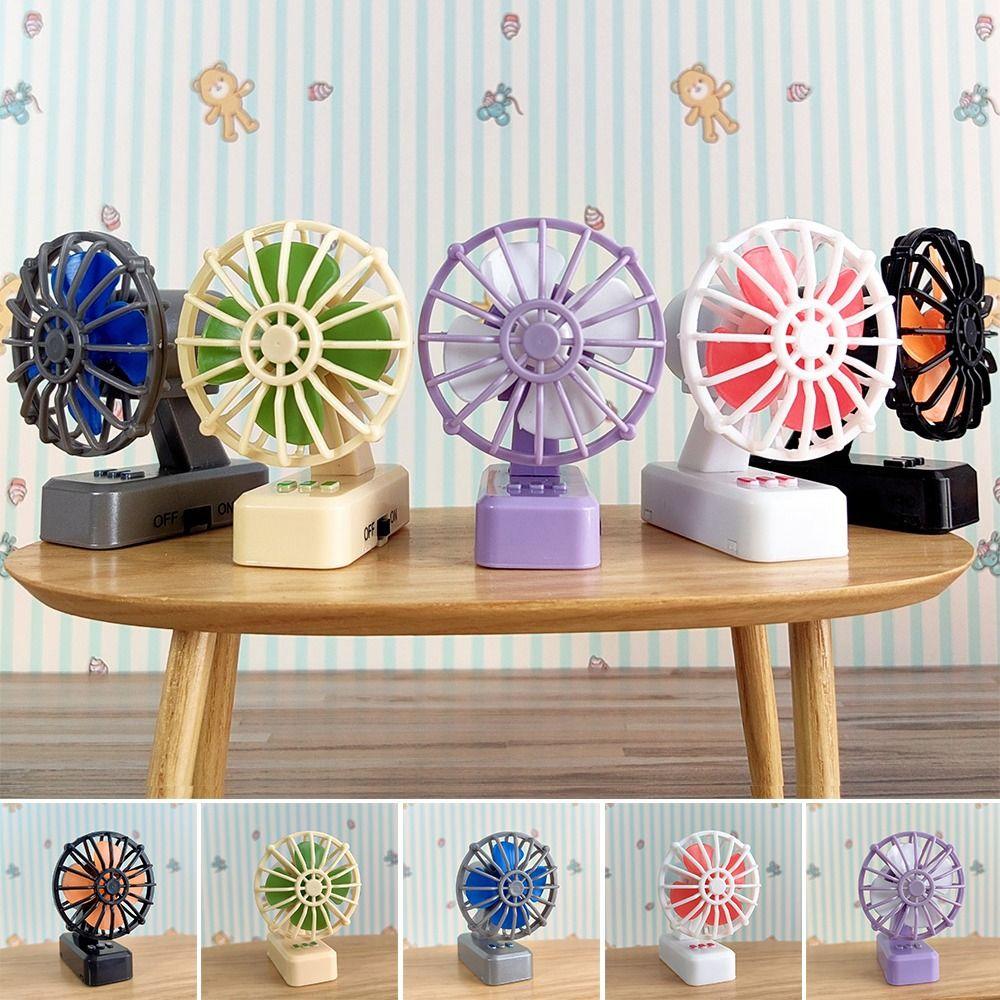 

1/6 1/12 Scale Dollhouse Furnishings Rotatable Simulation Furniture Appliances Model Kids Toys