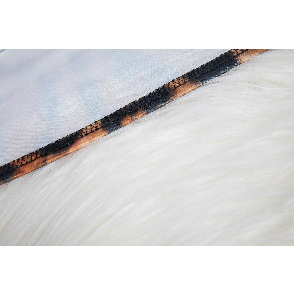 Damenmode Sexy Frühling/Herbst O-Ausschnitt Langarm Leopardenmuster Figurbetontes Midikleid