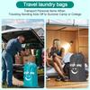 Kordelzug-Wäschesack Groß Maschinenwaschbar Reise Wohnheim Schmutzwäsche Aufbewahrungssack für Mama Wäsche-Organizer