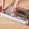 with Suction Cup Magnetic Cling Film Cutting Box Refillable Plastic Wrap Dispenser  Baking Paper