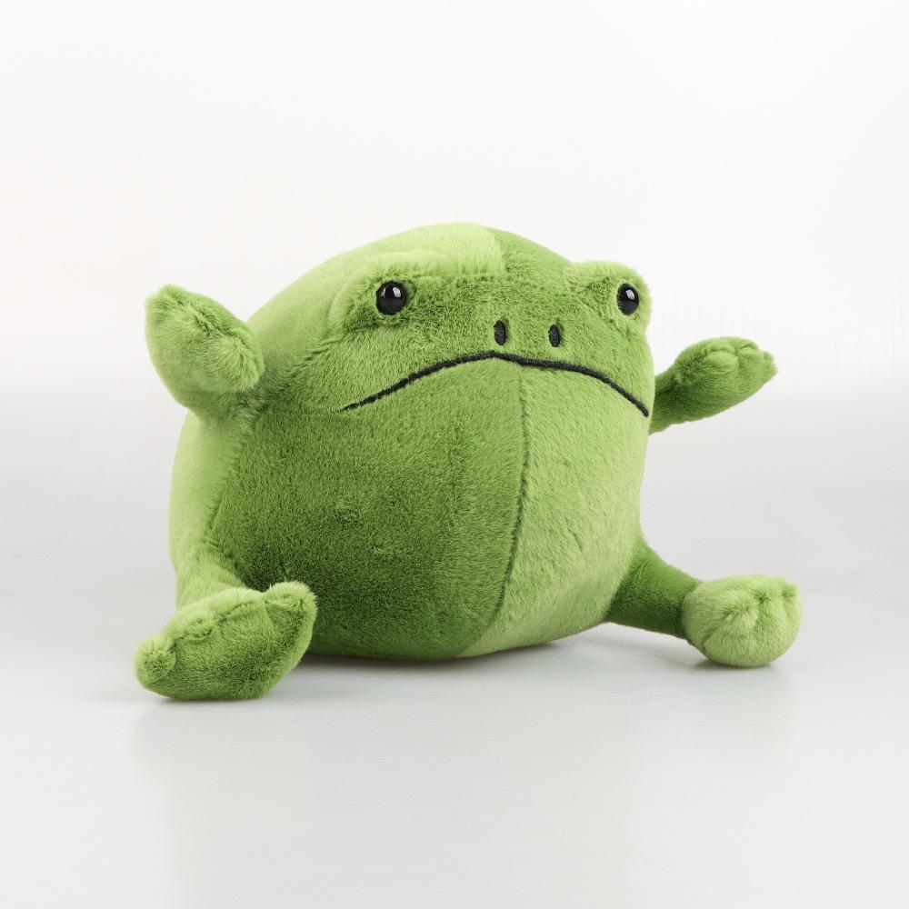 Ricky Rain Frog Cartoon Frog Doll Multi Color Pillow Soft Plush Toy Solitary
