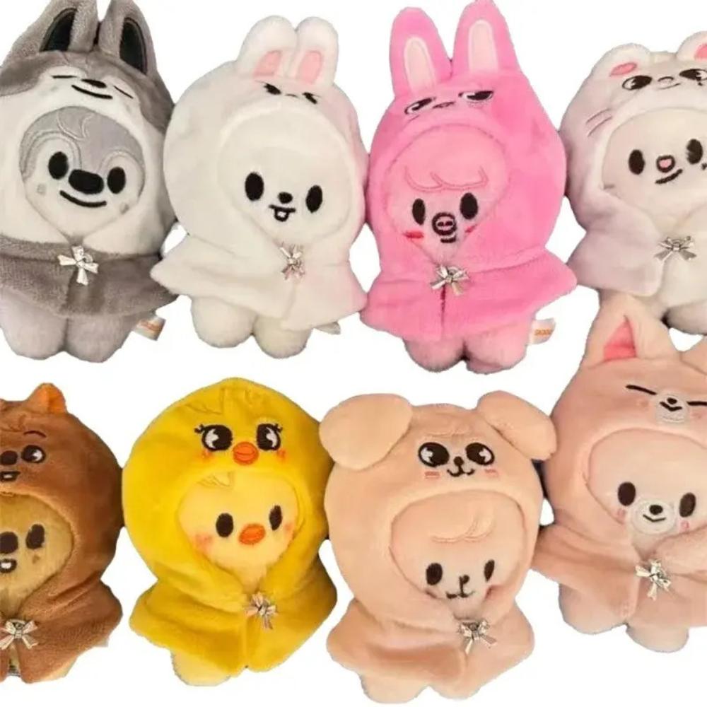 Plush Keychain STAY Stray Children's Doll Han Zhicheng Magic School Bean Eye Cloak Cloak Doll Children's Birthday Toy