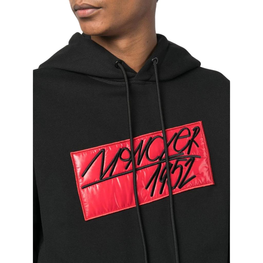 Moncler Sweatshirts Men's Black Hooded (Non-detachable) Moderate H20928G00012809KX999