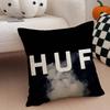 Skateboard Aesthetic design H-HUF-MT Pillow Case Comfort Sofa Bed Silky elegant Invisible zipper Decorative cushion cover