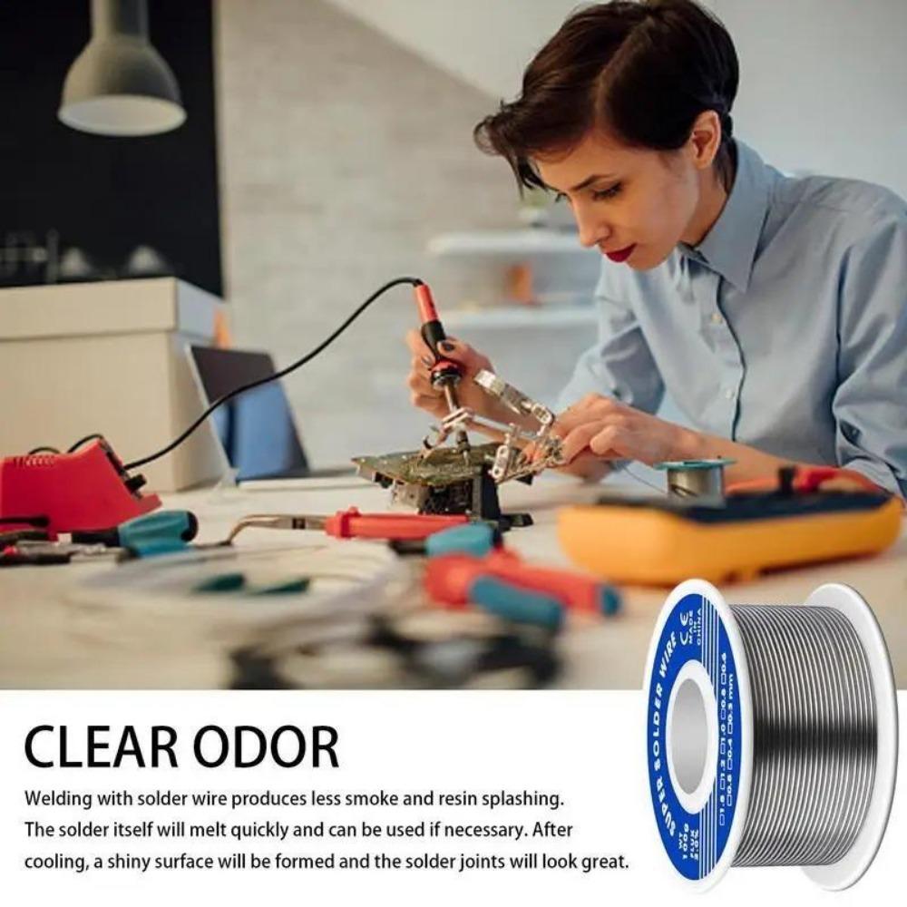 20/30/50/100g Electronic Soldering Wire Solder Wires Rosin Core Tin Multipurpose Welding Wire Flux Iron Wire Reel Household Tool