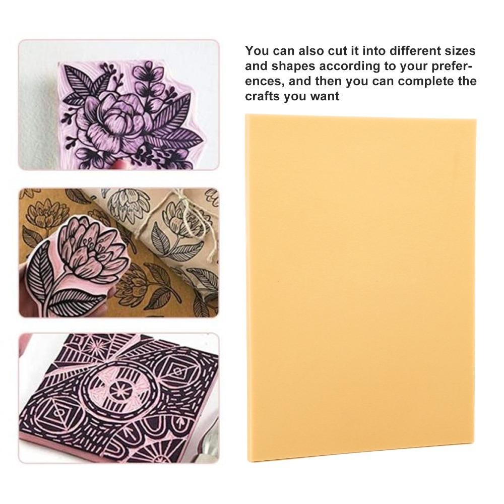 Jelly Rubber DIY Rubber Stamp Thin Material Soft Rubber Stamp  Stamp Creation оранжевый