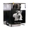 Fox Terrier Wire – Candle holder with dog photo, crystal tealight holder | Art-Dog