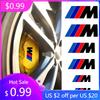 2025 Hete 6 STKS Auto Rem Decoratieve Stickers Wielnaaf Styling Decals Accessoires Voor BMW E46 G60 F20 F10 F30 E30 E90 E60 G20 E87