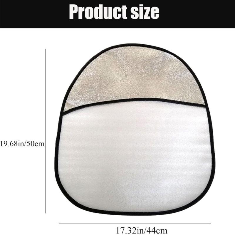 Universal Car Steering Wheel Sunshade Cover Heat Resistant Aluminum Foil Protectors For Most Vehicles