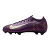 Tênis Infantil Kylian Mbappé x Zoom Mercurial Vapor 16 Pro FG GS Roxo Grande Bege Claro HF5450-500