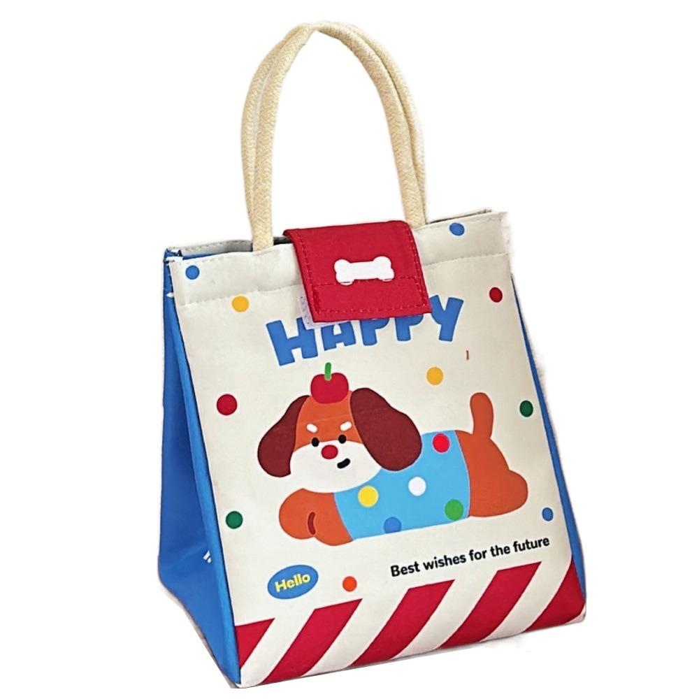 

With Handle Cartoon Thermal Tote Waterproof Portable Food Organizer Bag Kid Style 1