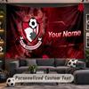 Bournemouth Football Personalized Tapestry Support Custom Name, Wall Art Home Decoration