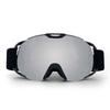 Ski goggles for men and women, adult-sized, with cylindrical lenses, double-layered anti-fog and windproof design, and a clip-on feature for