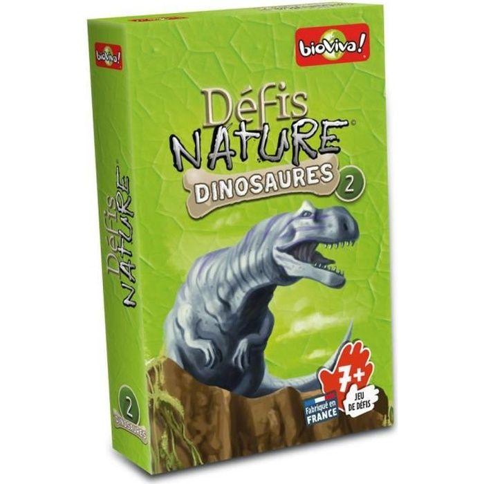 Jeu De Questions-réponses BIOVIVA Défis Nature - Dinosaures 2 - Garçon Et Fille - À Partir De 7 Ans