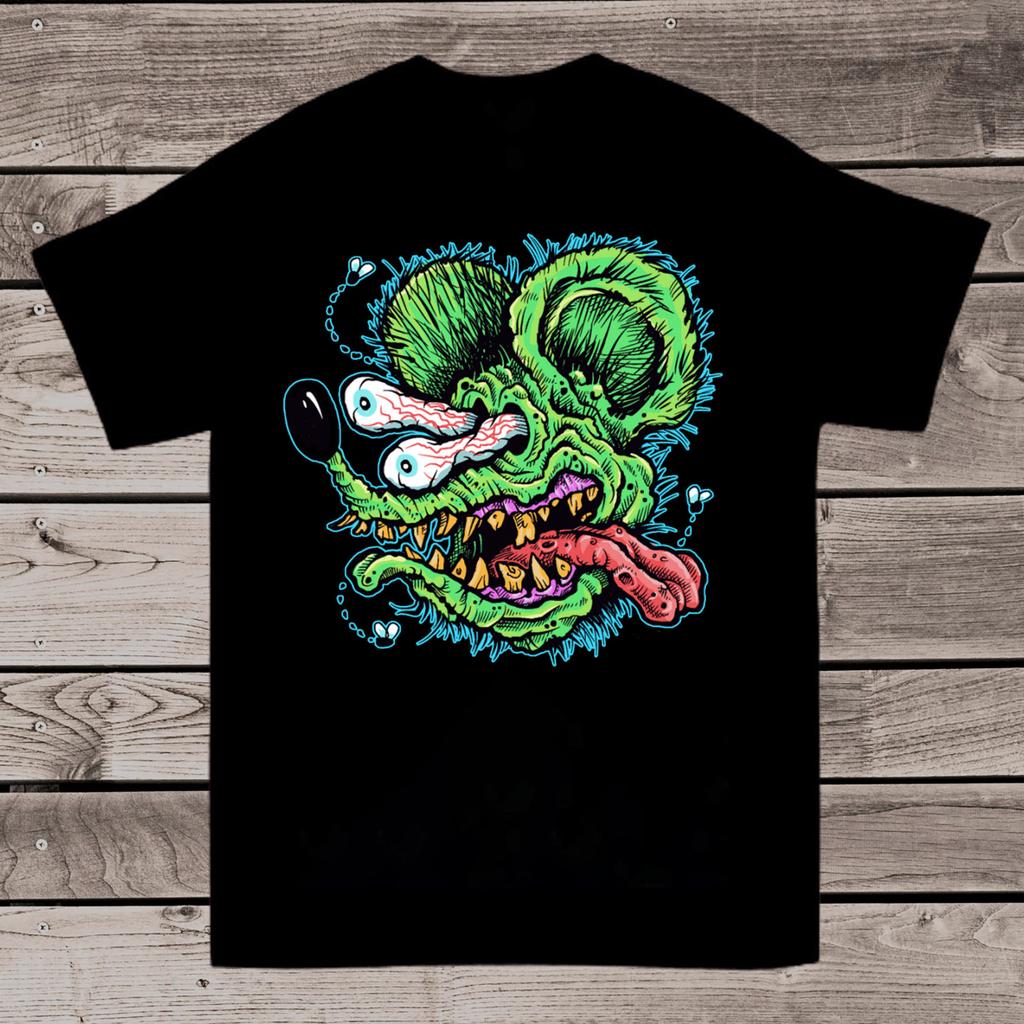 26 Rare Ed Roth Rat Fink Short Sleeve Black S-2345XL Men T-Shirt TMB657 Unisex T-Shirt