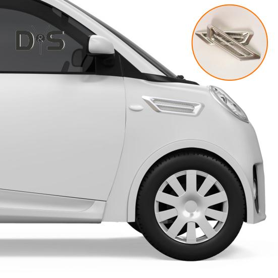 1 pár kompaktních bočních žaber Beze zbytku Praktické nálepky s otvorem pro přívod vzduchu