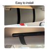 Sun Visor Makeup Mirror Car Vanity with 3 Light Modes Dimmable Touch Control Rechargeable Glare-Free LED