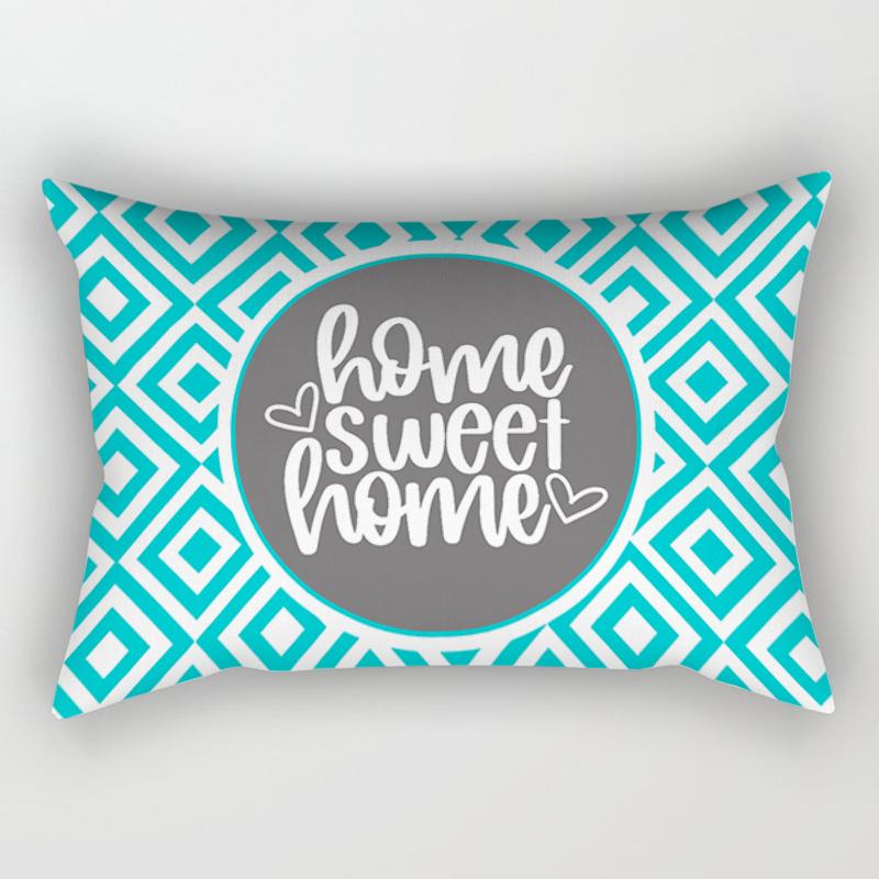 

Скандинавская голубая наволочка для милого дома, украшение для дома, гостиная, украшение для дивана, наволочка 30*50, наволочка на талию автомобиля 40*60 30X50cm