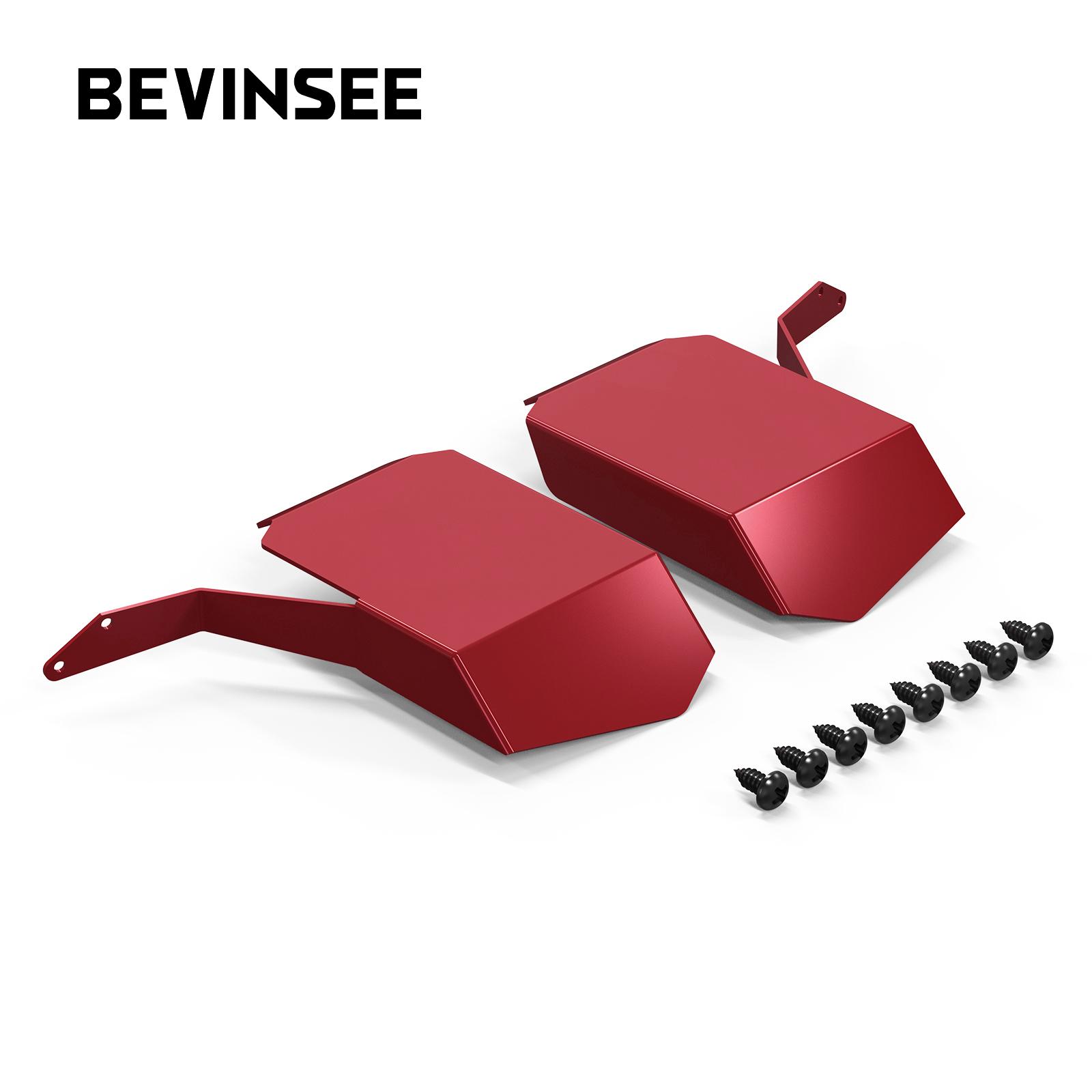 

BEVINSEE Aluminum Air Intake Scoops for BMW E60 E61 M5 2007-2010 красный