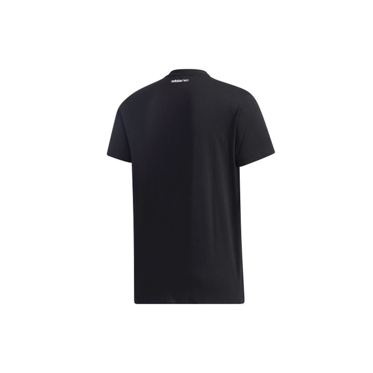 Adidas Neo Printed Graphic Round Neck Slim Fit T-shirt Men Tops Black GK1516