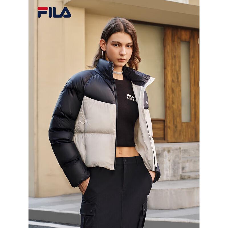 FILA Women's 2025 Winter Loose-Fit Stand Collar Down Jacket