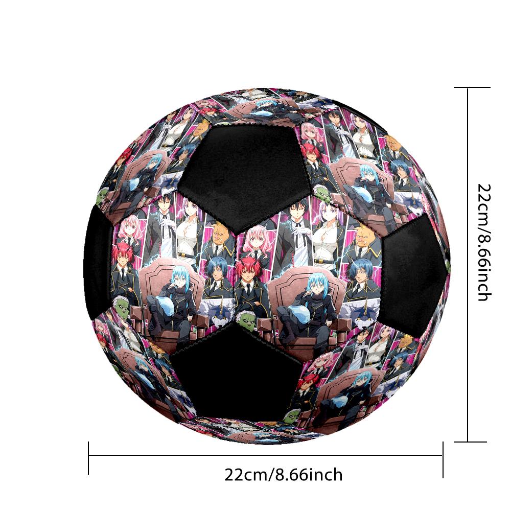 Pallone da Calcio Colorato Cucito a Macchina PVC Misura 5 Pronto per Allenamento di Squadra e Competizione Resistente Alto Rimbalzo Raffreddamento Regalo Sportivo