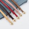 Buckle Women'S Belt Genuine Leather Women'S Belt Cowhide Waist Thin Women'S Belt Decorative Women'S Style