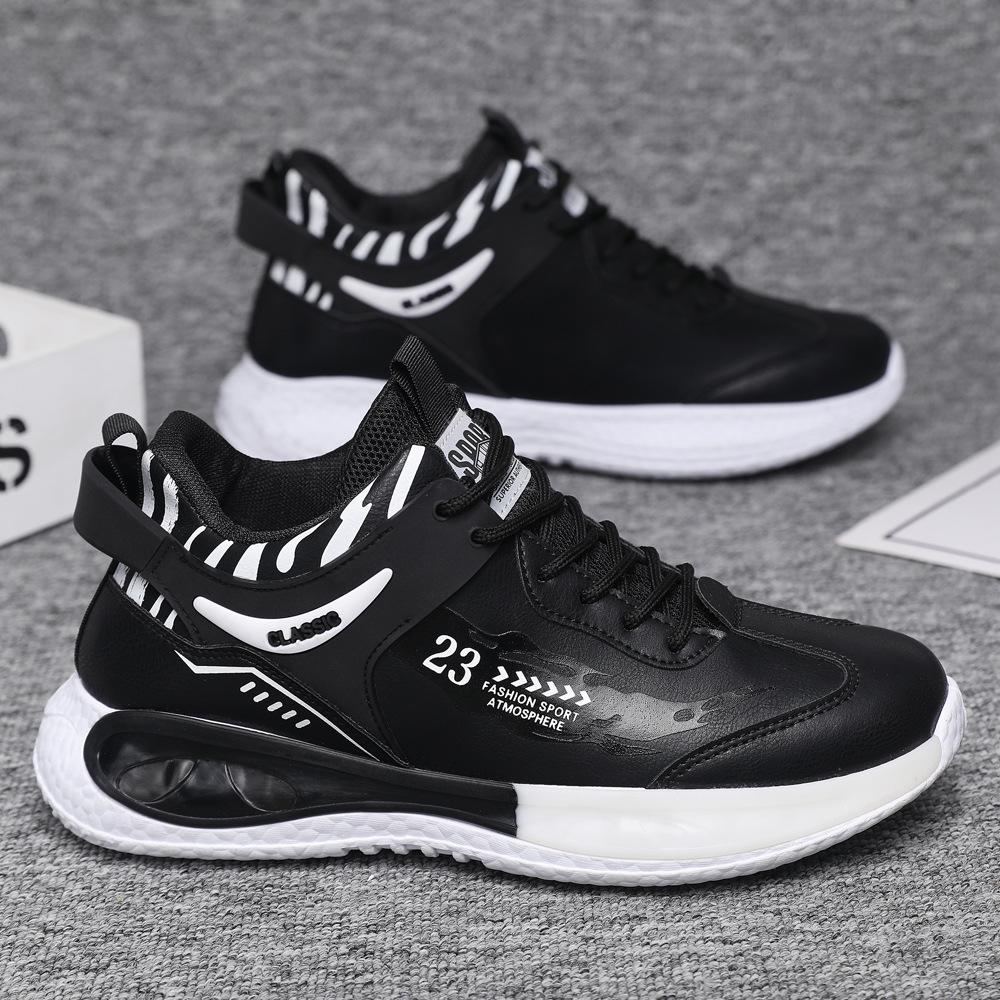 

Foreign trade men s shoes basketball shoes 2025 autumn new casual high-top basketball lightweight non-slip thick-soled shock-absorbing sports shoes 39 чёрный