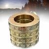 4 Pieces Hexagon or Circular Vintage Fabulous Ring for Women and Men Outdoor Finger Rings