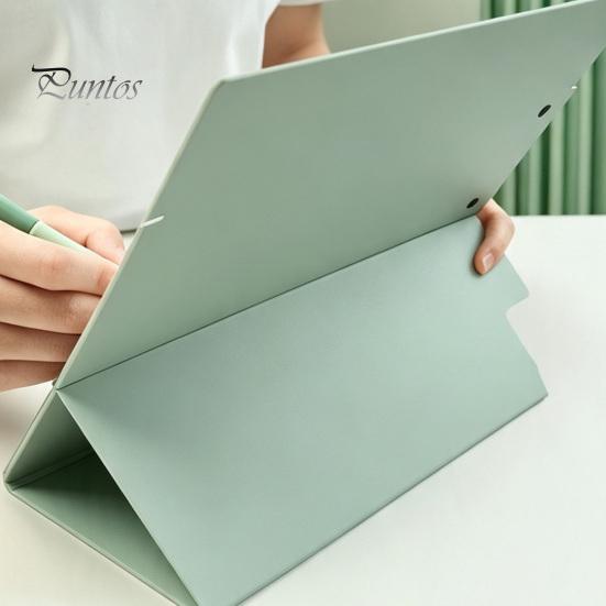 Hard Plastic Writing Pad for Students Folder Clipboard with Metal Clip, Multipurpose A4 File Vertical Stand Notes Folder, Lightweight Memo Document